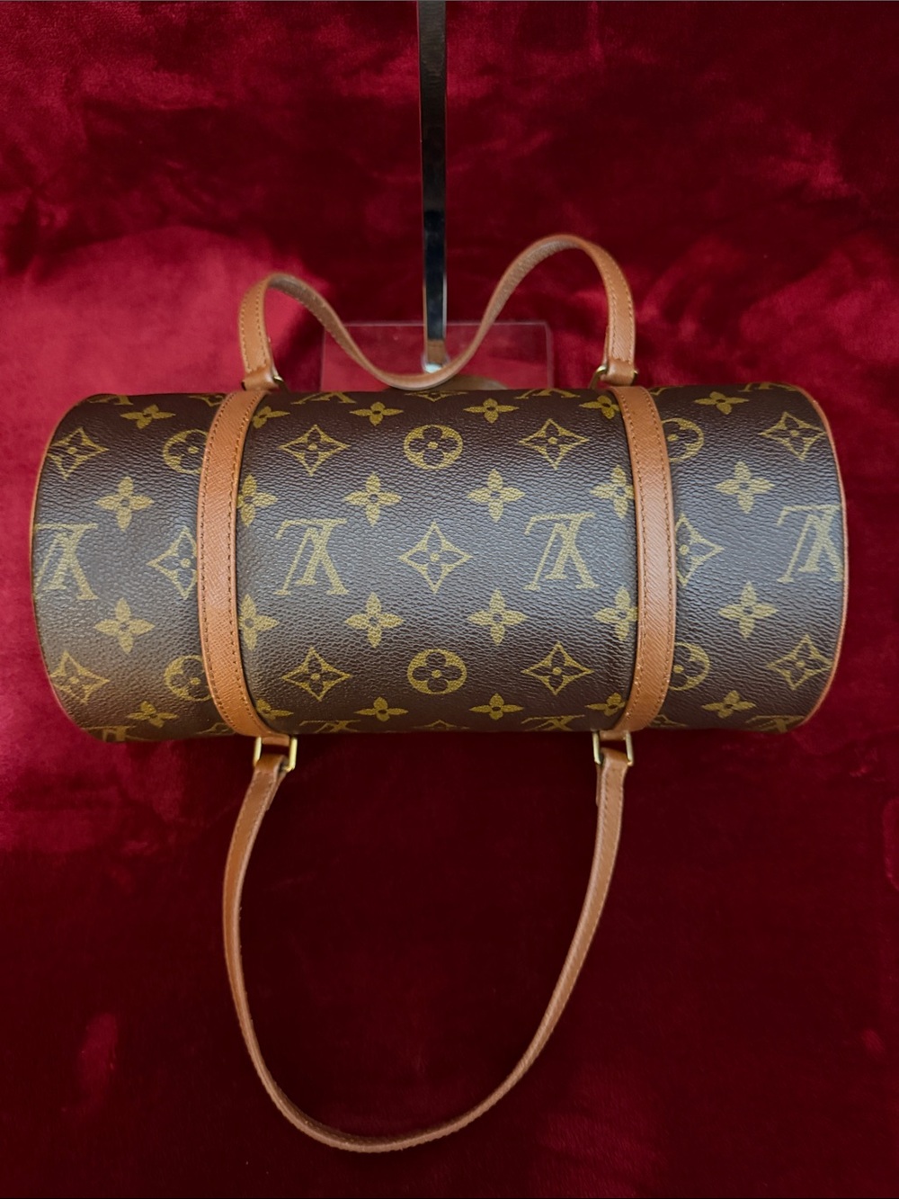 Louis Vuitton Papillon 26 Monogram Canvas Barrel Shoulder Bag Vintage EUC 🤎✨ - Picture 3 of 10